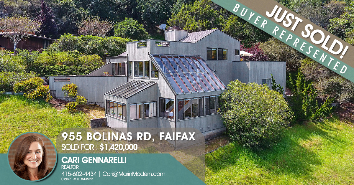 955 Bolinas Road Fairfax CA 94930 Sold